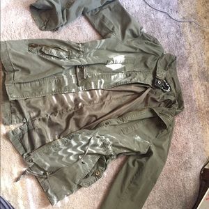 Army green boutique jacket.